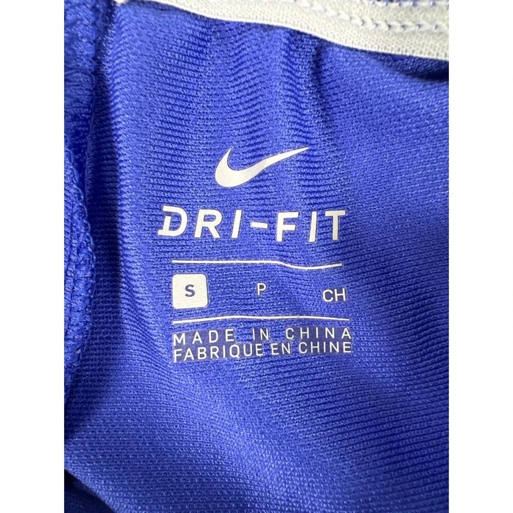 Nike Women's Blue Dri-Fit Unlined Tempo Athletic Shorts - S